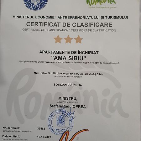 Apartament Ama Сибиу Екстериор снимка